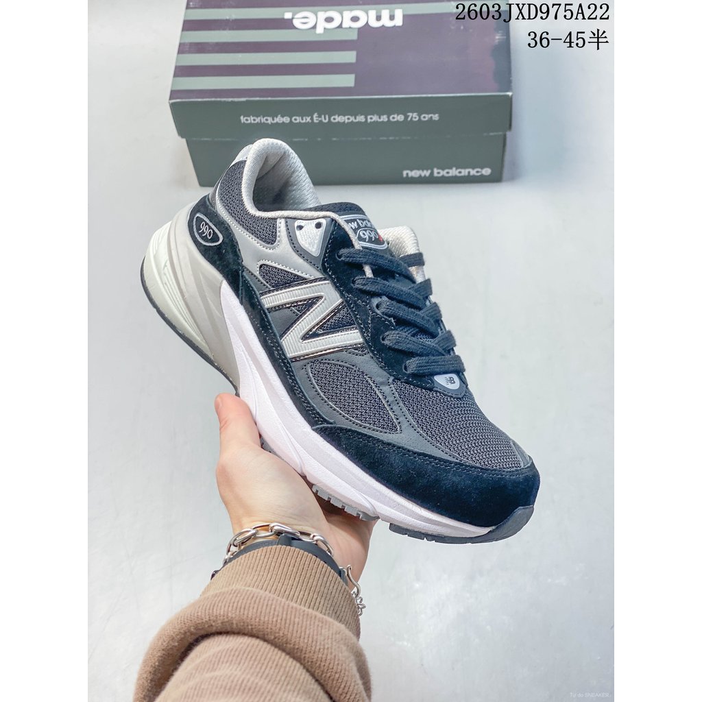 Giày New Balance NB990, dad shoes cổ điển, lưới thoáng khí, thấp cổ, nhẹ, thoải mái, unisex, chạy bộ