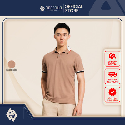 Áo polo nam trơn Phan Nguyễn, chất liệu cao cấp khử mùi tốt, thoáng mát, chống tia UV, form xuông thoải mái APC.206