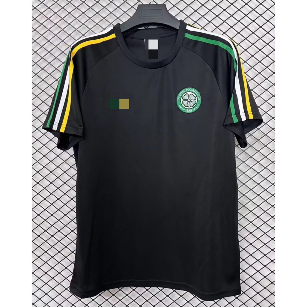 Fan Edition 2627 Celtic Origin Edition áo bóng đá đen, áo thun ngắn tay S-4XL
