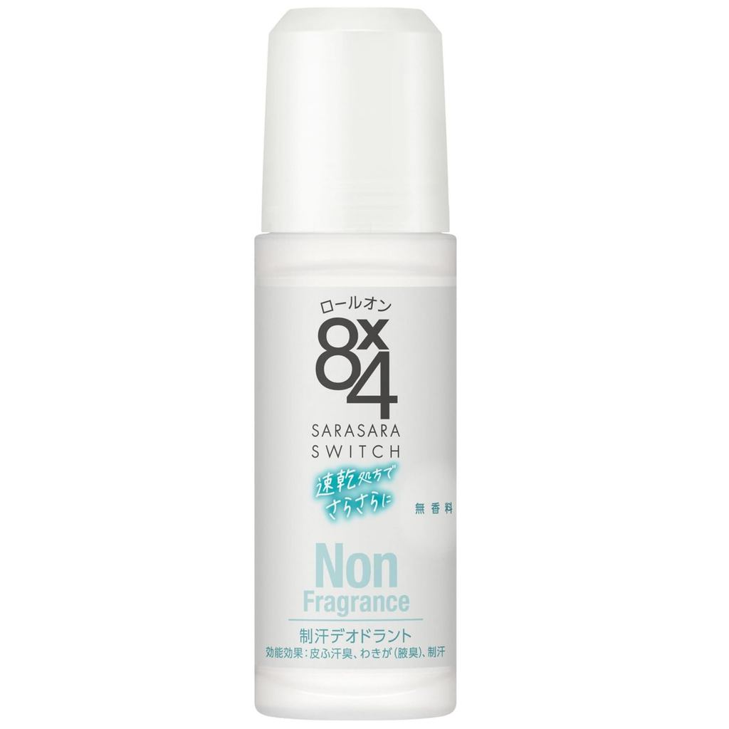 Lăn Khử Mùi 8x4 Không Mùi 45ml/ 8x4 Unscented Roll-On Deodorant 45ml/ Direct from JAPAN