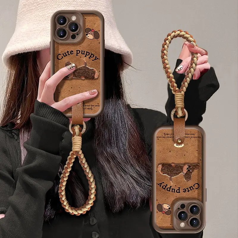 Bad Puppy Thích hợp cho vỏ điện thoại Apple 17 iPhone15promax Thu Đông Huawei PURA80 Cặp đôi NOVA14 