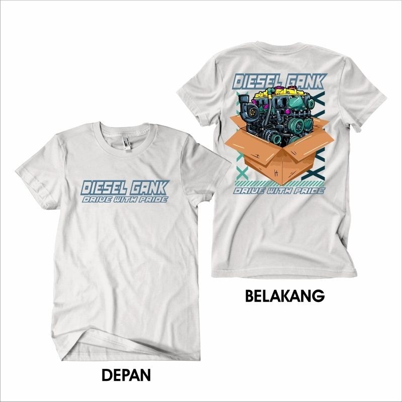 Áo thun Diesel Gank V3 Jersey Diesel Drive với Pride Automotive