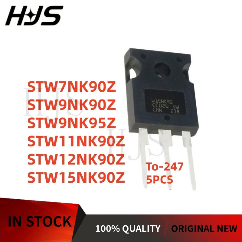5 CÁI MỚI STW7NK90Z STW15NK90Z STW12NK90Z STW9NK90Z STW9NK95Z STW11NK90Z STW7NK90Z TO-247 W15NK90Z W