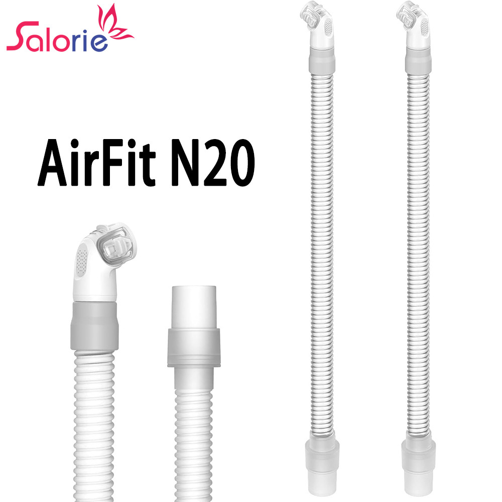 Ống ngắn và khuỷu tay thay thế Salorie cho phụ kiện CPAP AirFit N20 và Airtouch N20 giảm tiếng ồn và