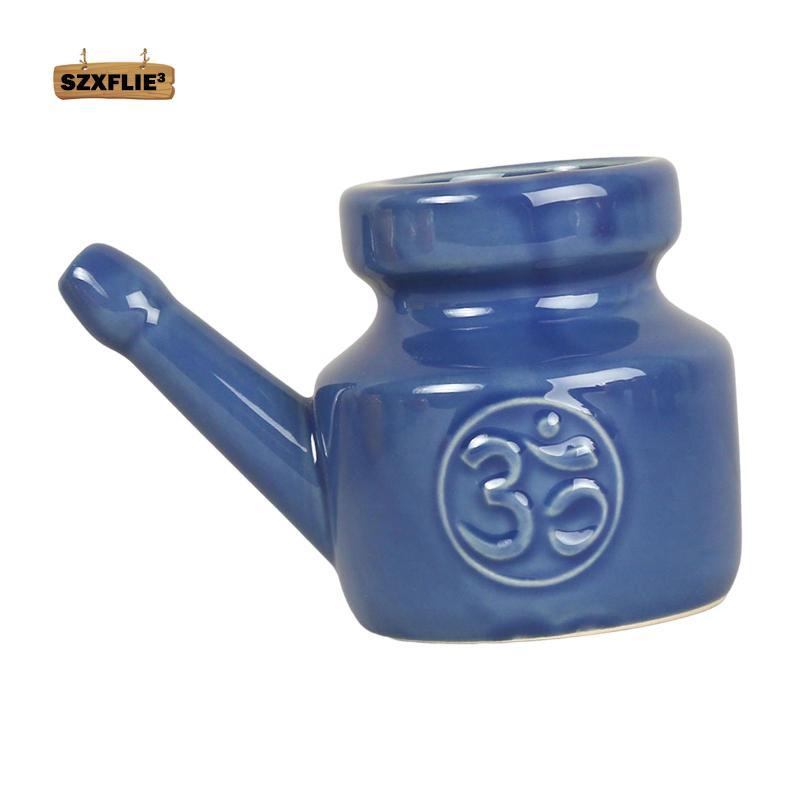 Gốm Neti Pot Du Lịch Máy Hút Mũi Di Động Cho Nam Nữ Rửa Mũi