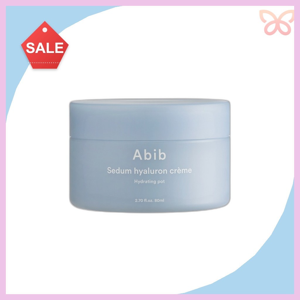 [Abib] Chậu dưỡng ẩm Sedum Hyaluron Creme 80ml / Creme Hàn Quốc / Công thức nhẹ / Chính hãng 100% củ
