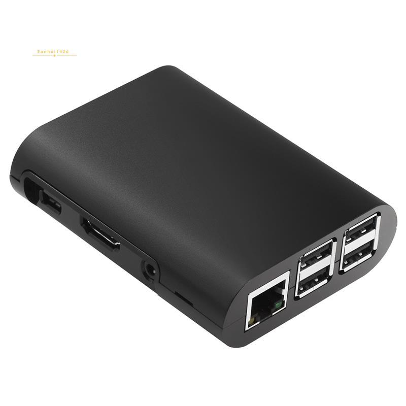 Ốp lưng cho 3 Model B, Pi 2 Model B & Pi B + 4 Đen