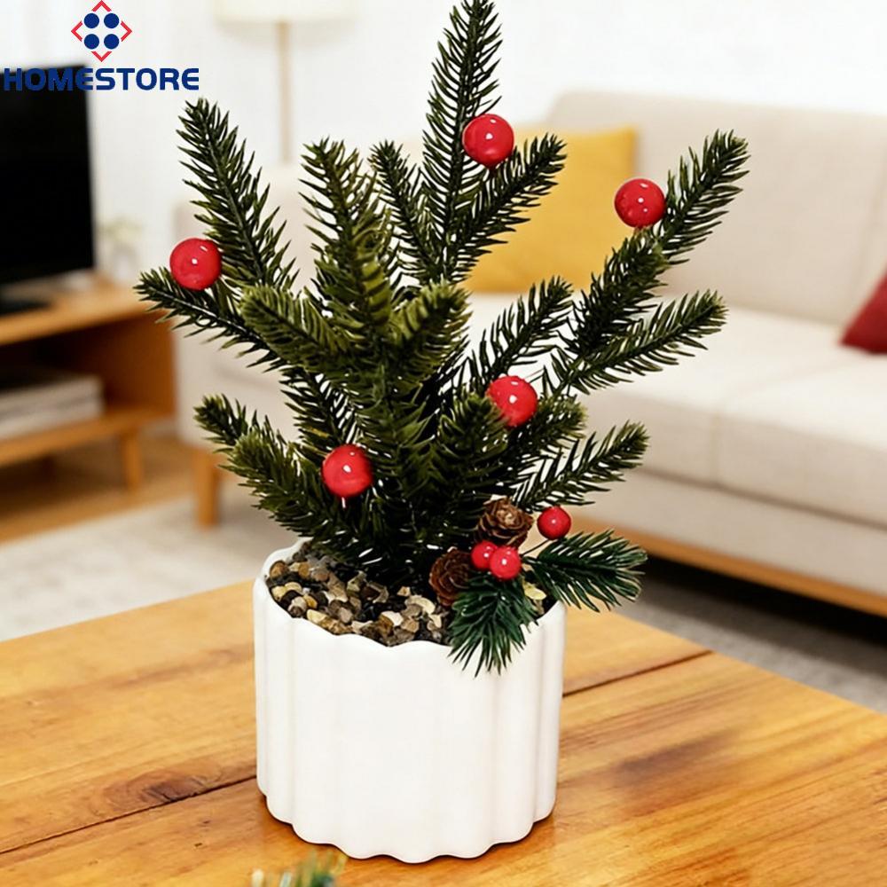 [Homestore]Artificial potted plant decorate with berries: Perfect for Home & Events