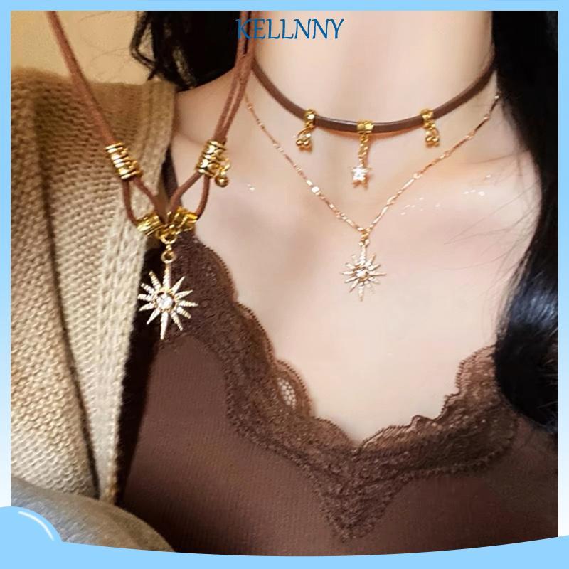 Vòng Cổ Bohemian Retro Nhiều Lớp, Phù Hợp Với Style Boho