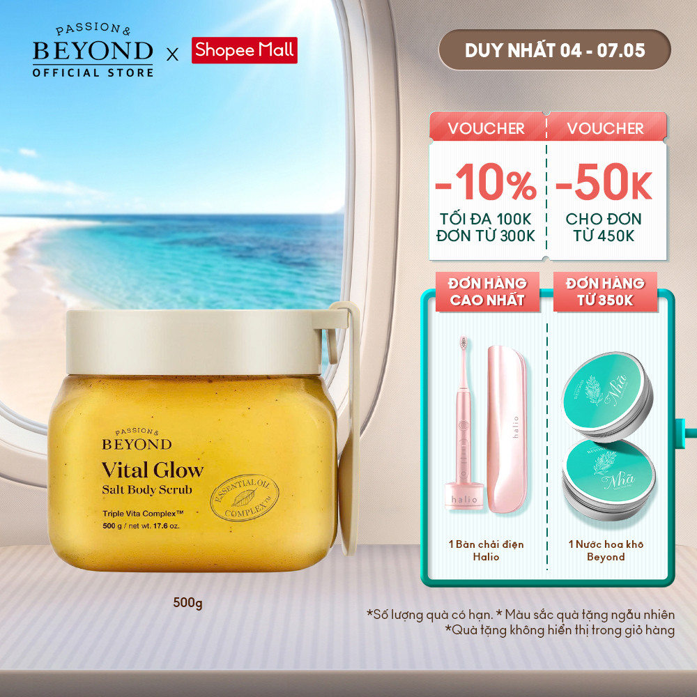 [Beyond Offical Store] Tẩy tế bào giúp làm sáng da Beyond Vital Glow Body Scrub 500g