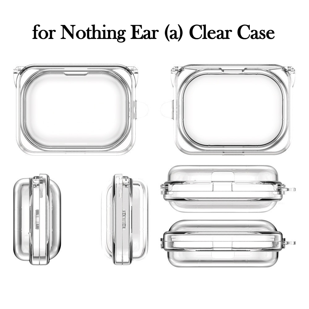 For Nothing Ear (a) Case Clear Case Thích hợp cho Nothing Ear a Shockproof Shell Vỏ bảo vệ có móc