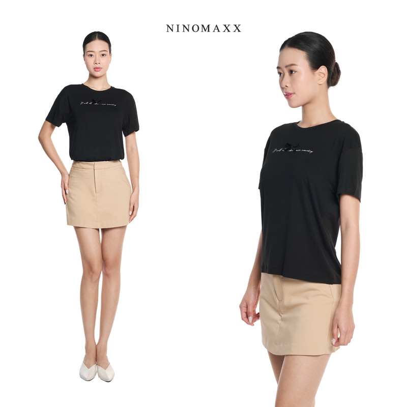 Áo Thun Thời Trang Nữ Tay Ngắn Ninomaxx 2505017