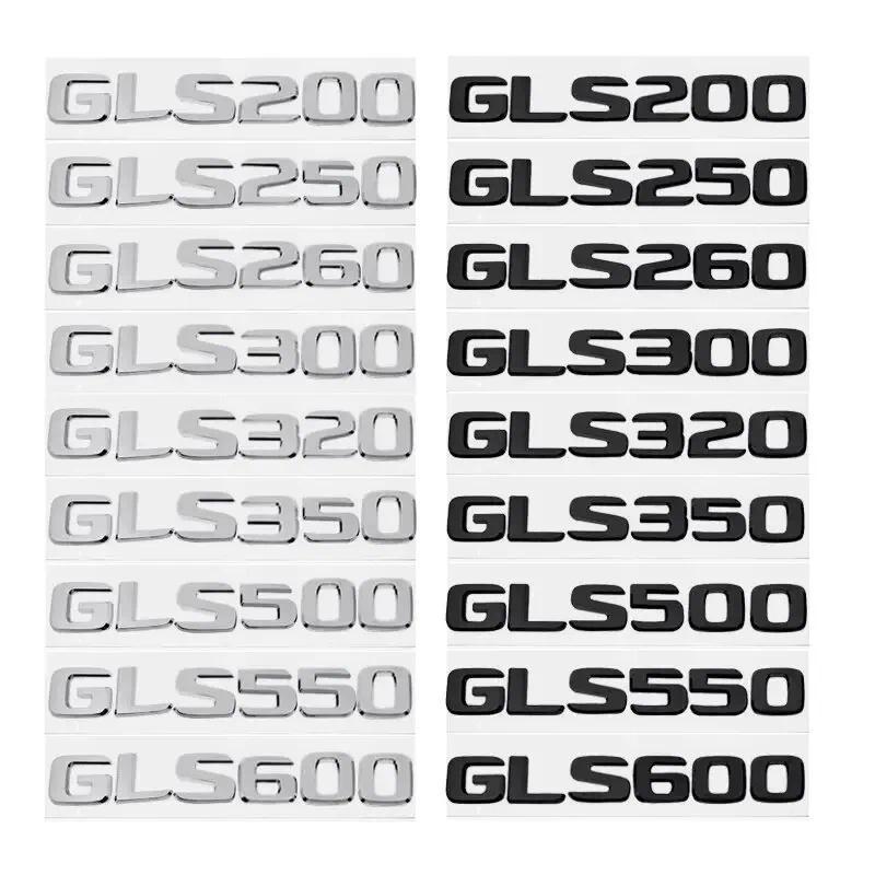 Xe Kỹ Thuật Số Bảng Chữ Cái Thân Xe Biểu Tượng Huy Hiệu Decal Cho Xe Mercedes Benz GLS200 GLS250 GLS