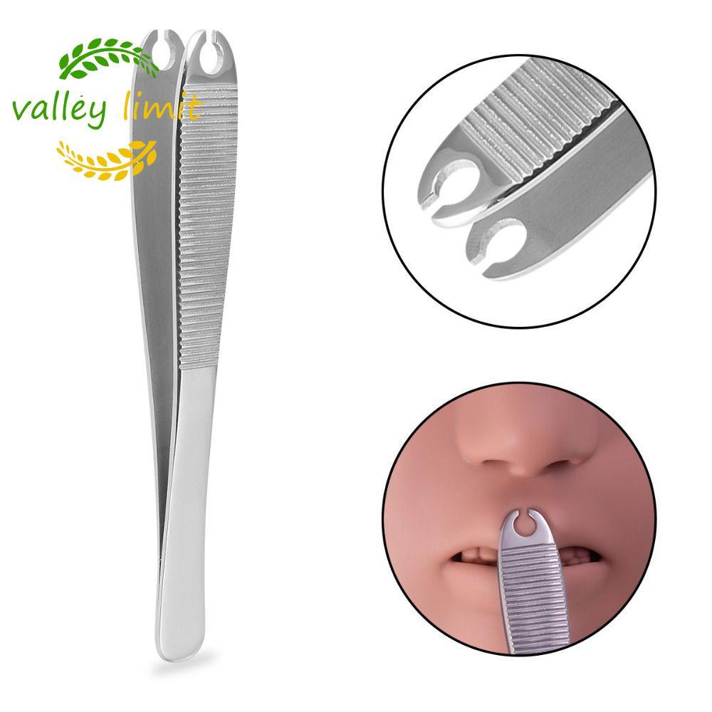 VALLEY LIMIT Body Piercing Tool, Mũi Stud Thép không gỉ Da Forceps, Sáng Tạo Catheter Gauge Septum P