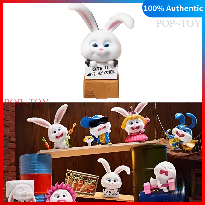 Snowball The Secret Life of Pets Snowball Series Figures Blind box Plush collectible figurine decora