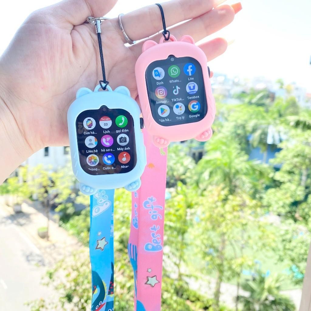 Đồng Hồ Thông Minh Trẻ Em PiCom P88 Ultra Định vị GPS Nghe Gọi Video Kết Nối Wifi Nhắn Tin Sms Tải A