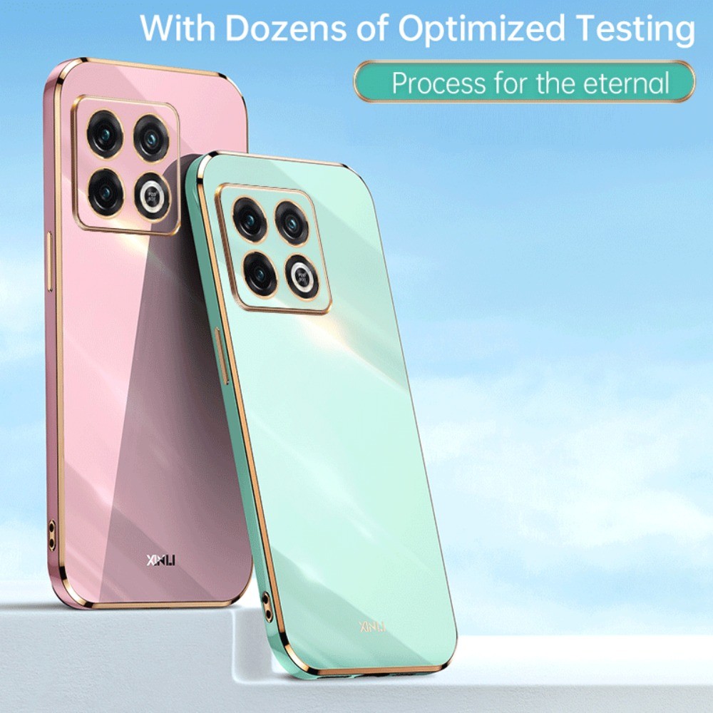 Ốp Điện Thoại Khung Vuông Mạ Cho OnePlus 10 Pro 1 + 10 Pro NE2210, NE2211, NE2213, NE2215, NE2217 Vỏ