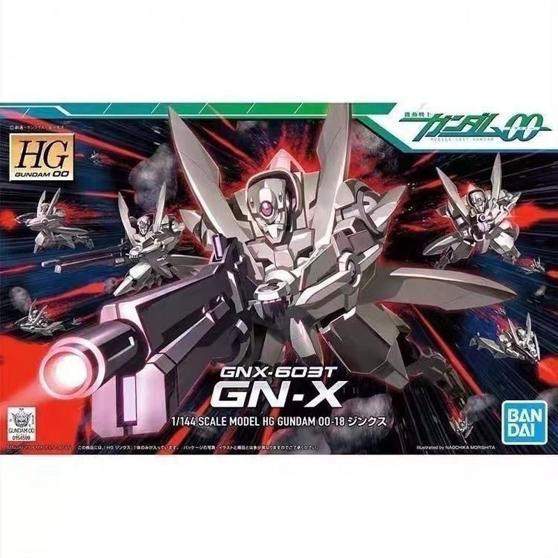 Bandai HG 1 / 144 GN-X Doom Style White Tiger Star 00-18 GNX-603T Mẫu Không Có Hộp Bảo Hành