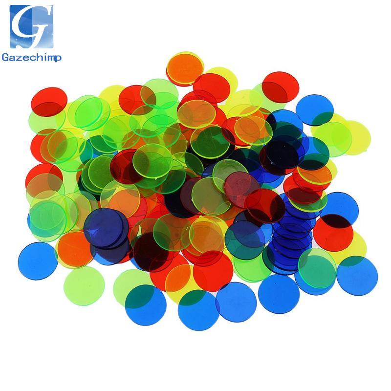 100 Miếng Bingo Chips Tròn 3 / 4 '' Bingo Cung Cấp Mờ Cho Thẻ Bingo