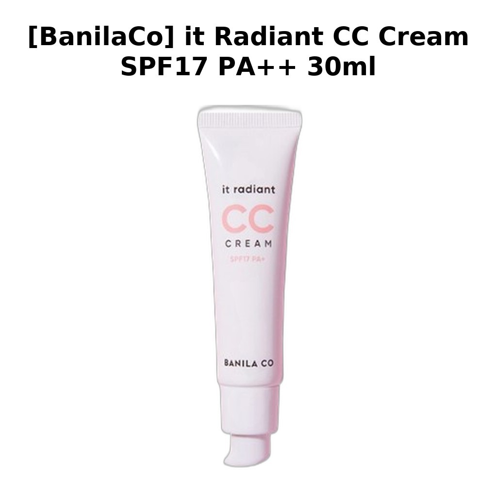 [BanilaCo] it Radiant CC Cream SPF17 PA + + 30ml / Kem CC Hàn Quốc / Hoàn thiện phát sáng / Xác thực