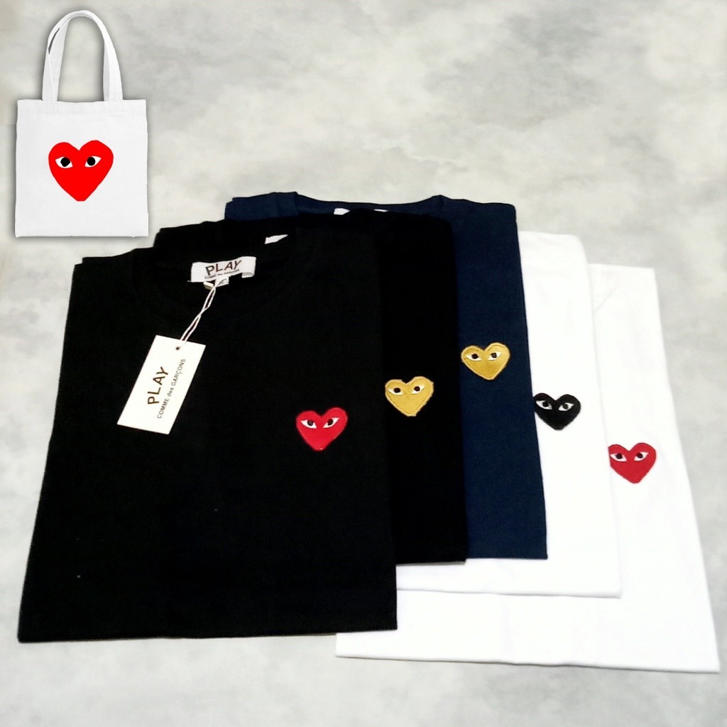 ÁO THUN PLAY CDG PLAY COMME DES GARCONS ÁO THUN / ÁO THUN CDG / Áo nam Áo thun quá khổ Áo nam