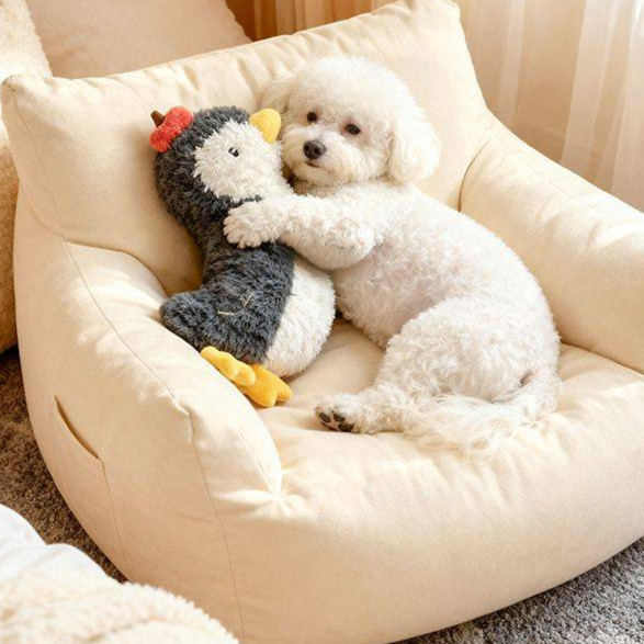 Dog Puppy Plush Pet Toy Relieving Stuffy Small and Medium Size Dog Plush Toy XYGU