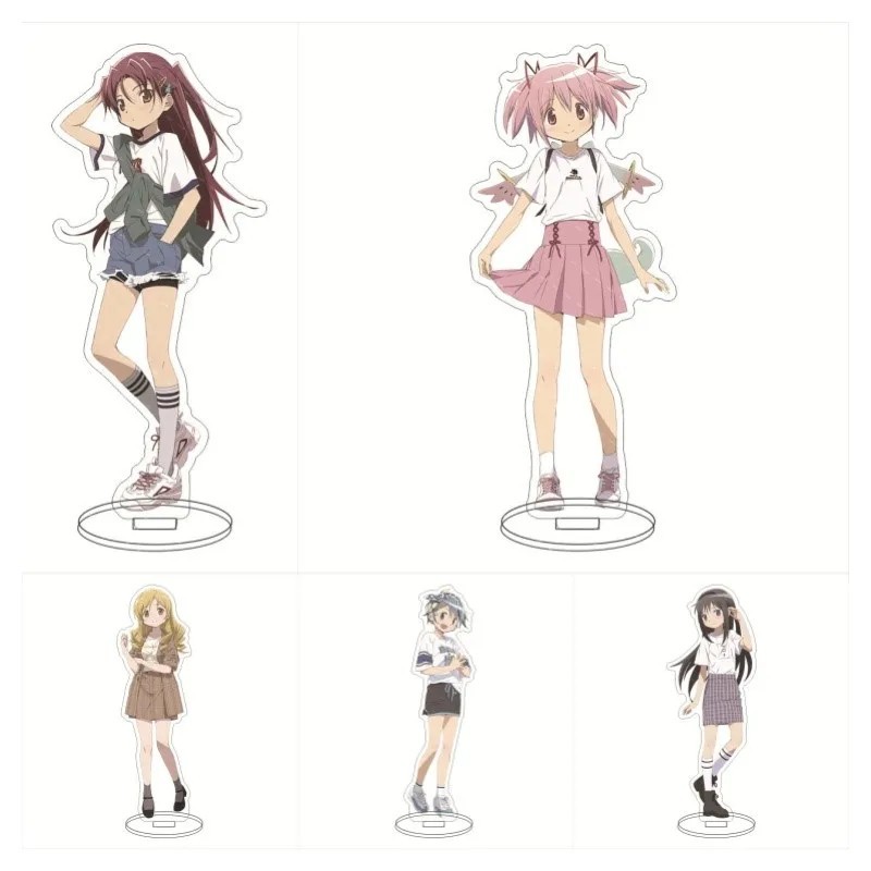 Standee Anime Madoka Magica Mô Hình Mica Để Bàn Puella Magi Madoka Magica Madoka Homura Sayaka Mami 