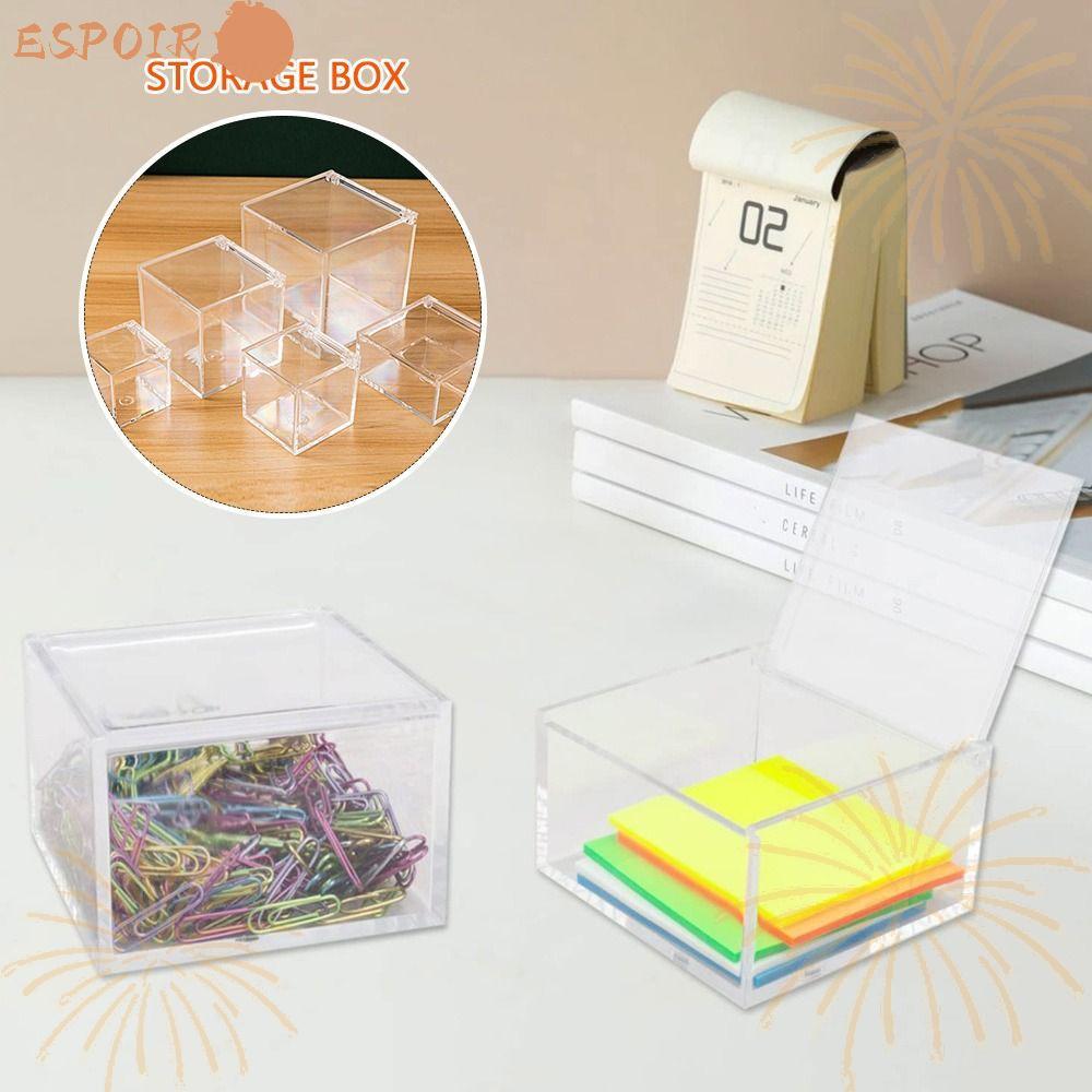 Hộp Nhựa ESPOIR, Hộp Bảo Quản Đa Kích Thước Acrylic, Trưng Bày Bảo Vệ Handmade Chống Bụi Anime Mô Hì