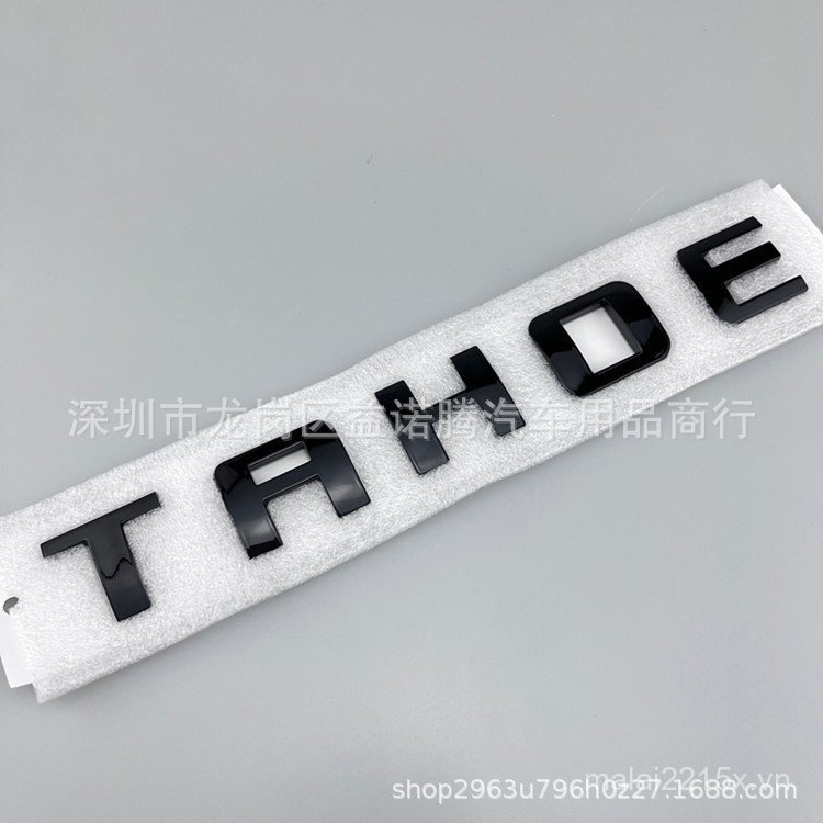 Thích hợp cho Chevrolet TAHOE Sửa Đổi Logo Xe Chevrolet RV Dán Nhãn TAHOE ABS Thân Sau Xe Logo 8HZF