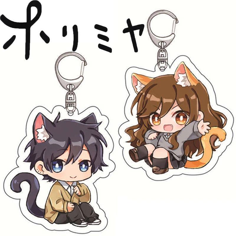 Anime Horimiya Miyamura Izumi Hori Kyōko Cosplay Keychain Kawaii Acrylic