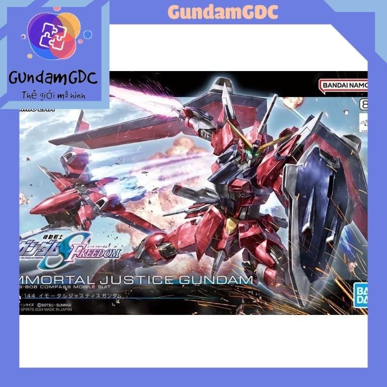 Mô Hình Lắp Ráp HG 1/144 IMMORTAL JUSTICE GUNDAM Bandai 4573102662859