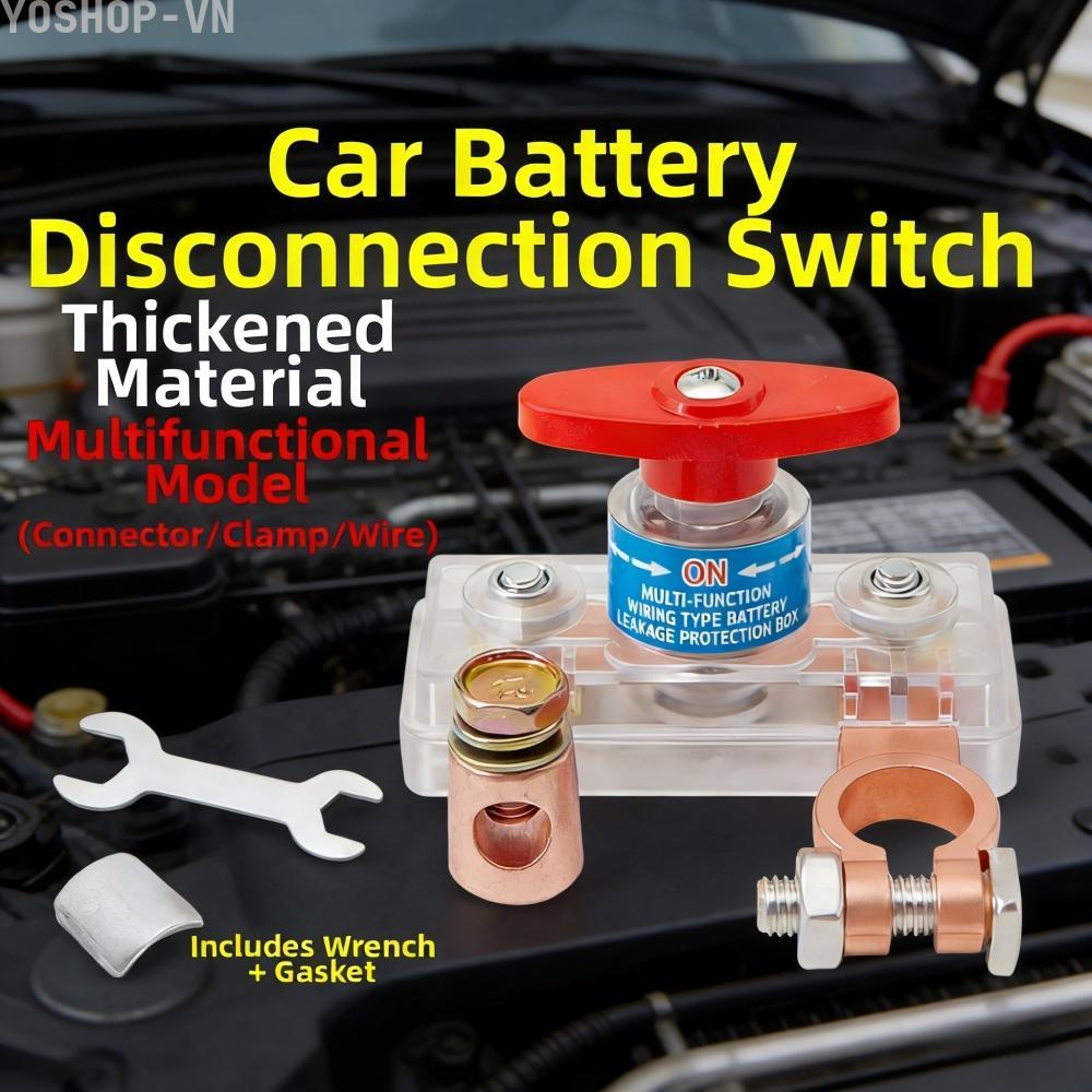 [Ysp]12V Battery Switch Anti-theft Power Cut PC+Alloy Option Isolate Battery Power