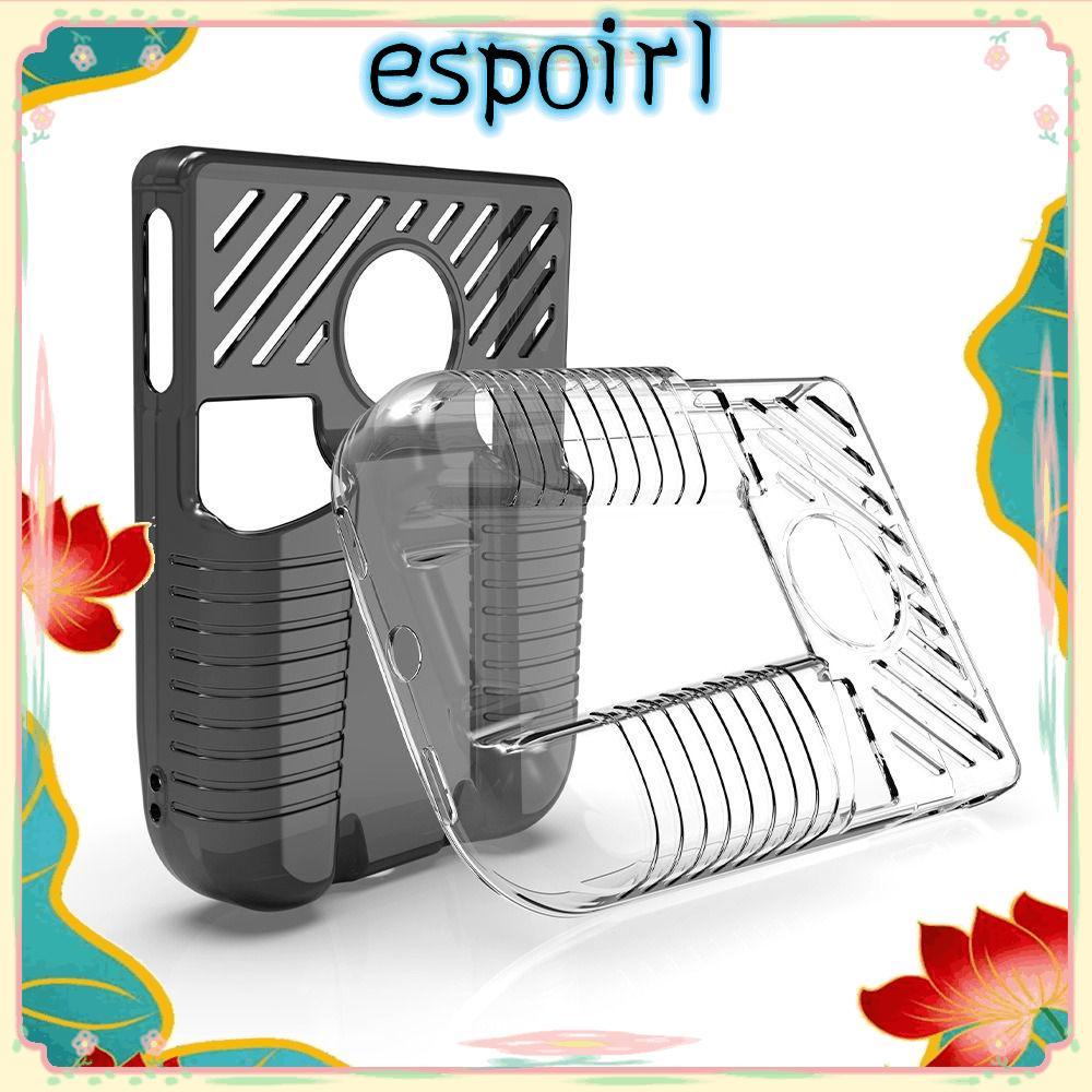 Vỏ bảo vệ trong suốt chống rơi ESPOIR TPU chống trầy xước cho Anbernic RG406V, Vỏ điều khiển cầm tay