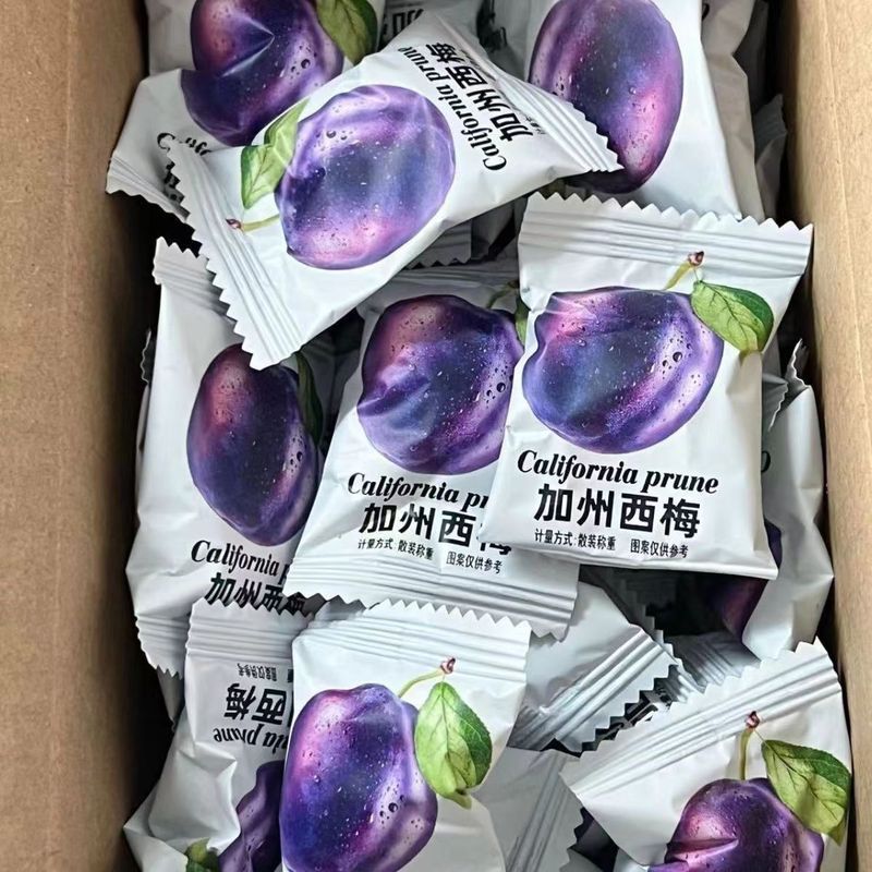 [Đồ ăn nhẹ lễ hội mùa xuân] Prunes sấy khô Gói nhỏ riêng lẻ Prunes khô California ít chất béo thường