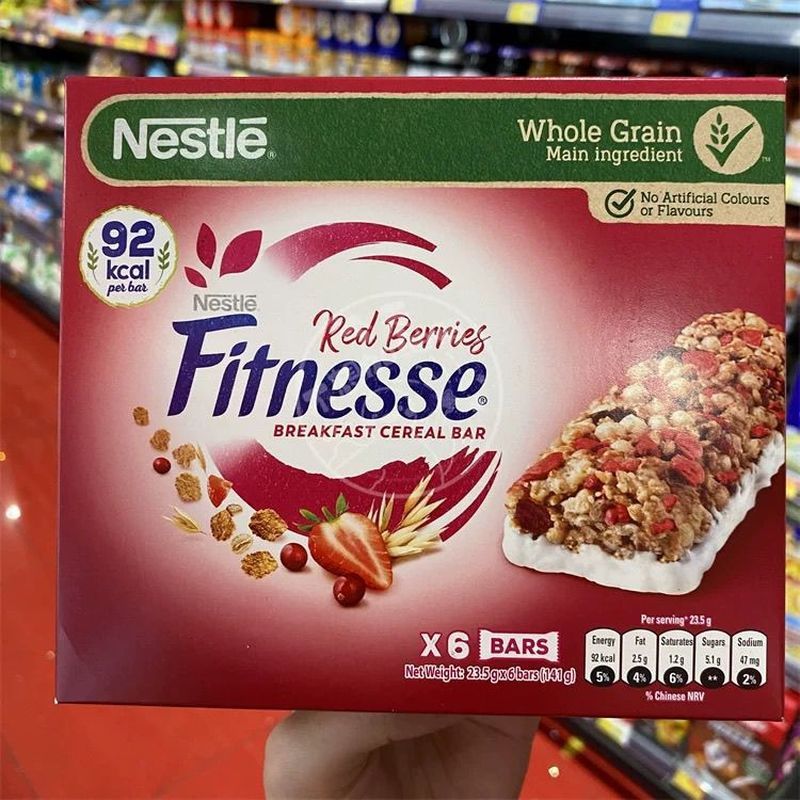 Hồng Kông Daigou Nhập Khẩu Nestle Cocoa Sôcôla giòn Thanh Ngũ cốc nam việt quất Dinh dưỡng tốt cho s