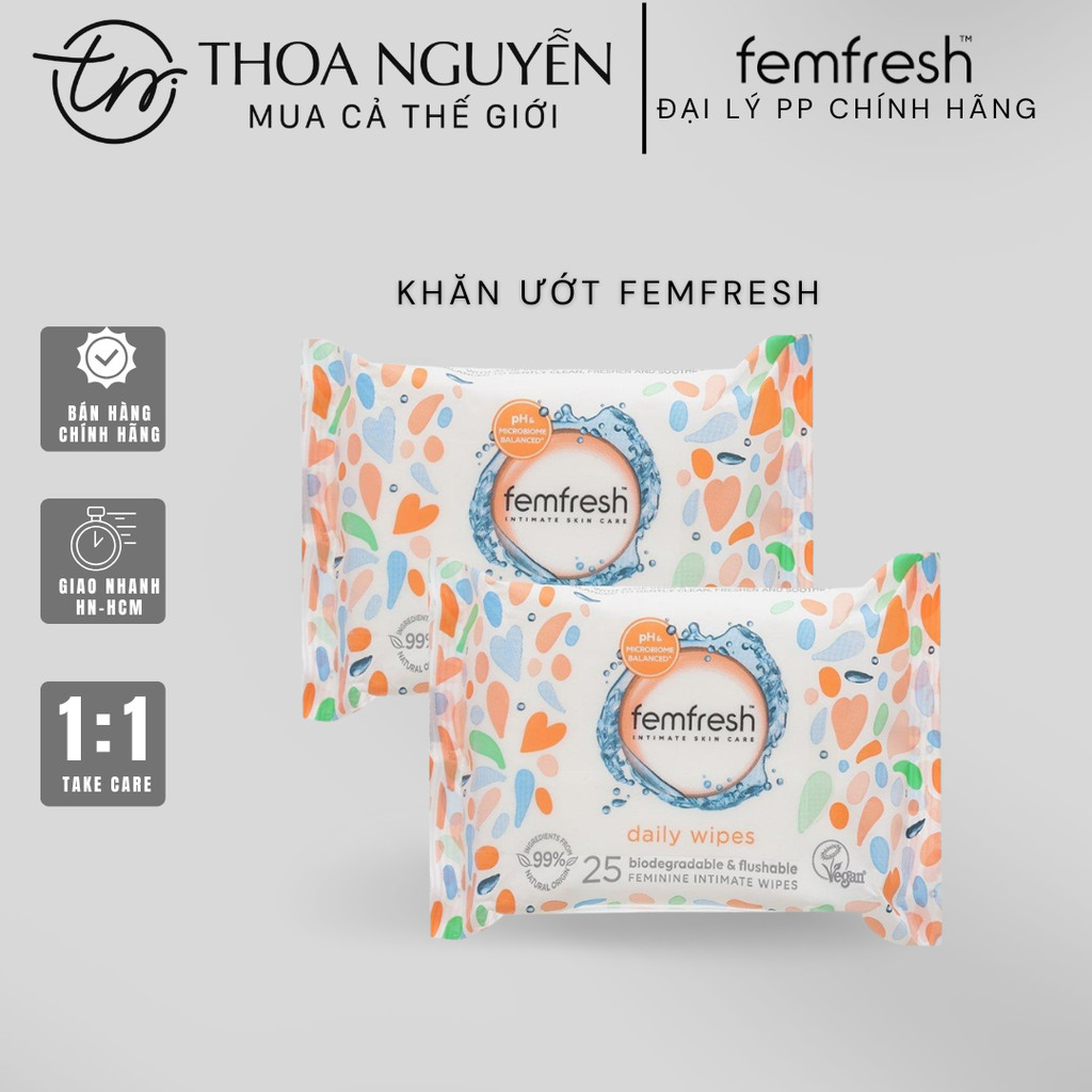 [Hàng CTY]KHĂN ƯỚT FEMFRESH