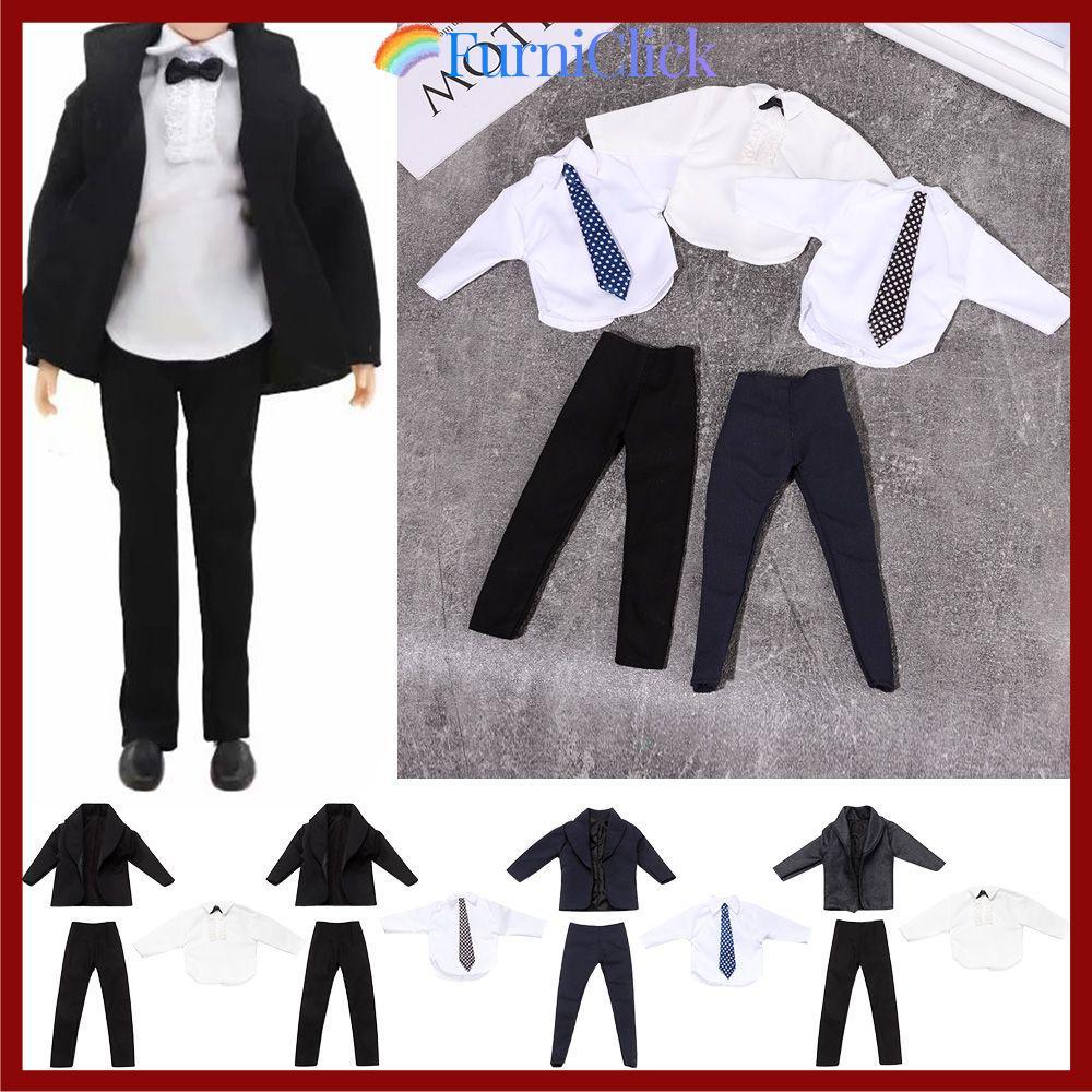 [Còn hàng] FURNICLICK 11 Bộ Quần áo búp bê nam 1 / 6, Quần áo thường ngày 6 kiểu dáng đẹp trai, Quần