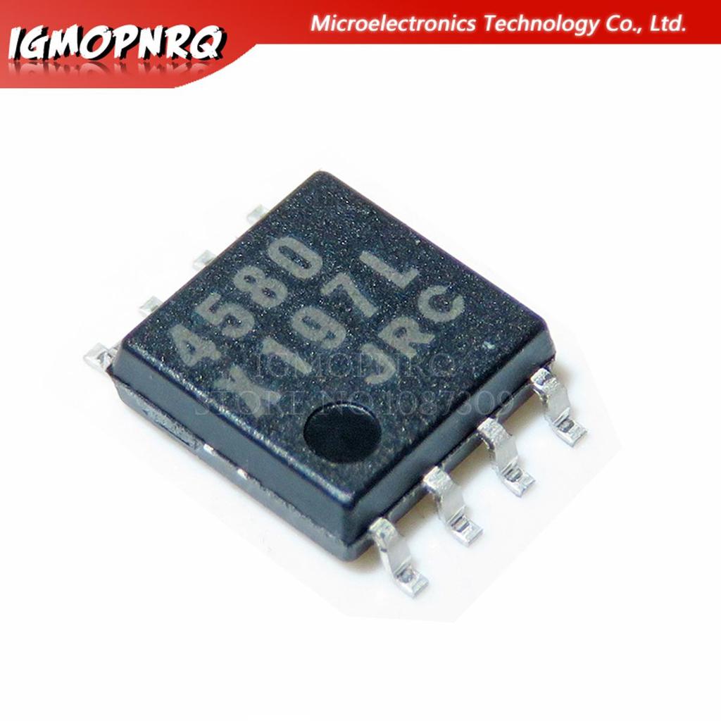 10 chiếc NJM4580M SOP8 NJM4580 SOP 4880M SMD SOP8
