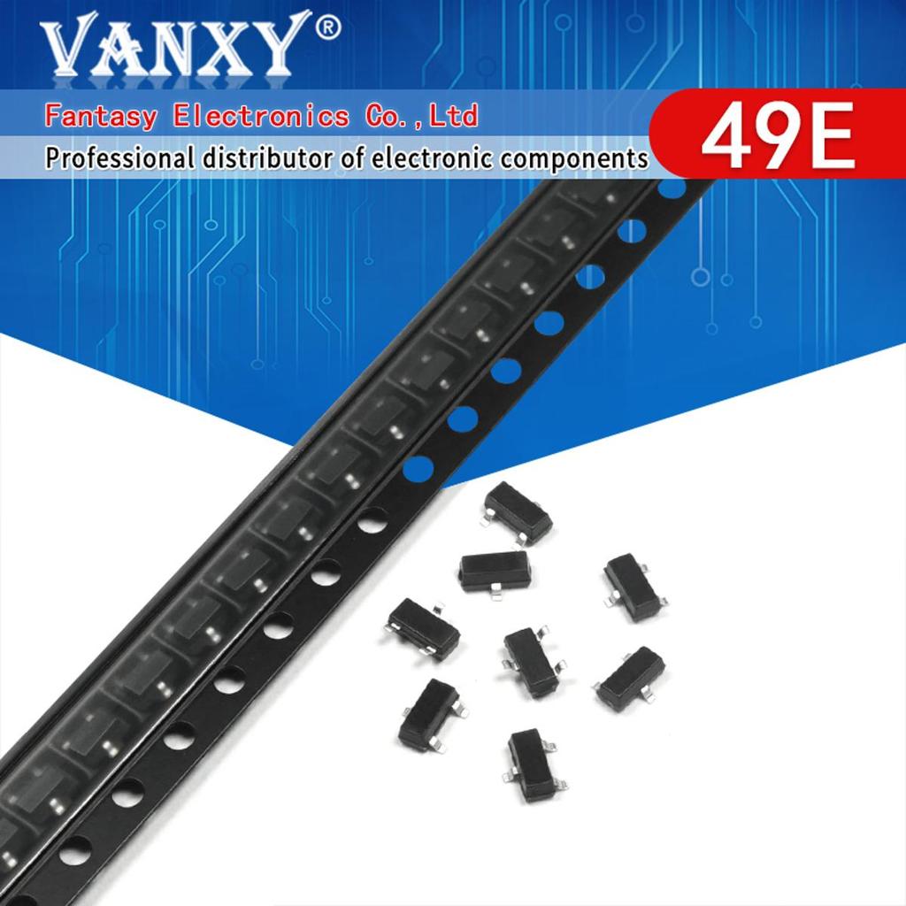 10 chiếc 49E 44E SS44E AH44E SOT-23 Công tắc cảm biến hiệu ứng Hall Element SOT23 SS49E SOT AH49E Độ
