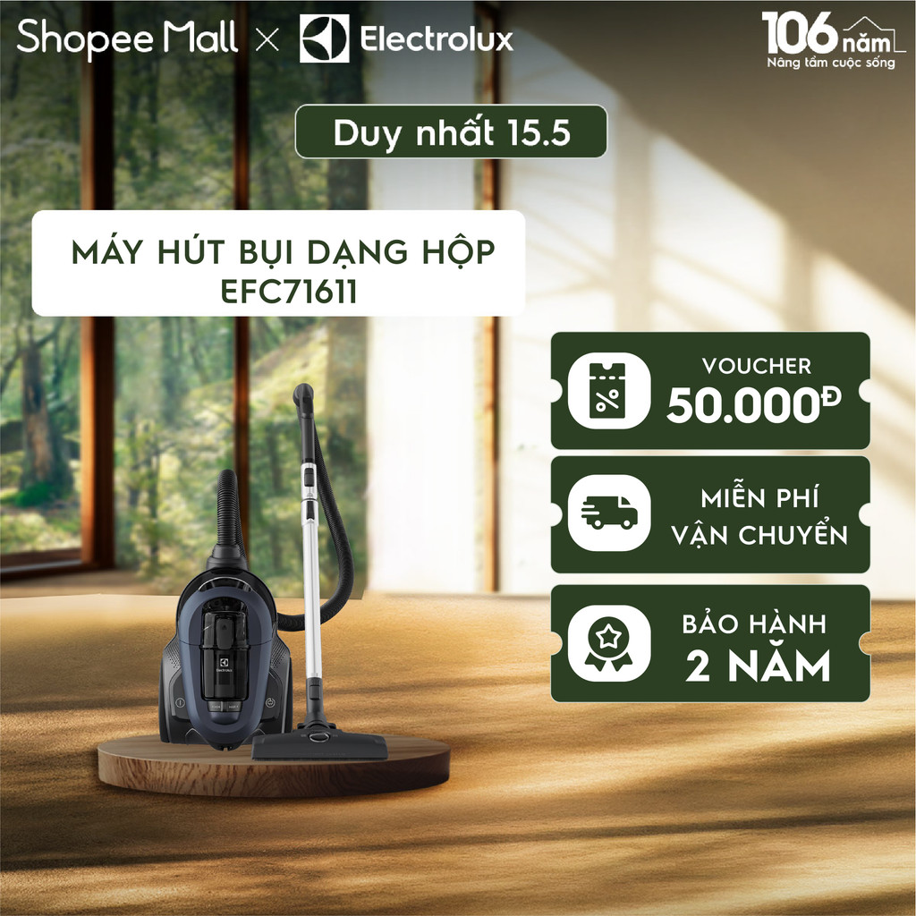 Máy hút bụi Electrolux UltimateHome 700 2000W - EFC71611-Làm sạch tối ưu