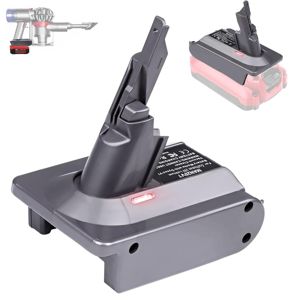 Bộ Chuyển Đổi Pin Cho Máy Hút Bụi Dyson V7 V8, Chuyển Đổi Cho Craftsman V20 20V Pin Lithium Sang Dys