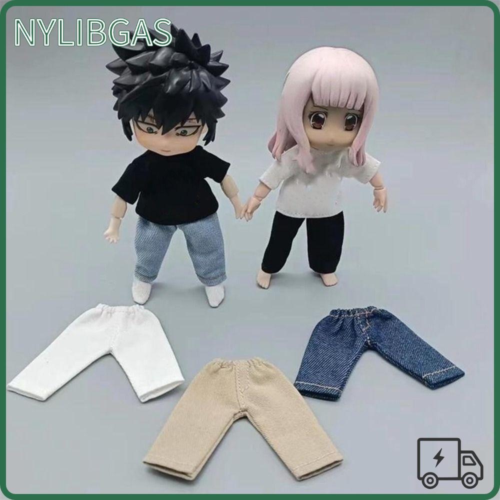 Quần búp bê thời trang NYLIBGAS, Áo thun quần áo búp bê Mini dễ thương, Quần Denim thời trang chất l