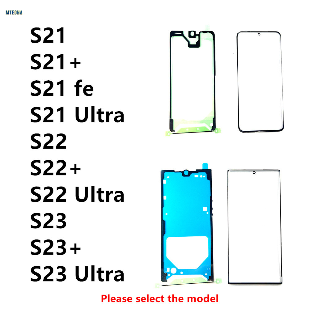 Kính Ngoài Cho Samsung Galaxy S21 S22 S23 Ultra Plus FE S22 + Màn Hình LCD Màn Hình Cảm Ứng Mặt Trướ