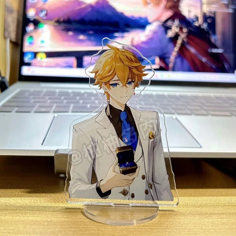 Standee Genshin Impact Tartaglia Childe Mô Hình Mica Acrylic Trang Trí Bàn Học Phụ Kiện Anime Figure