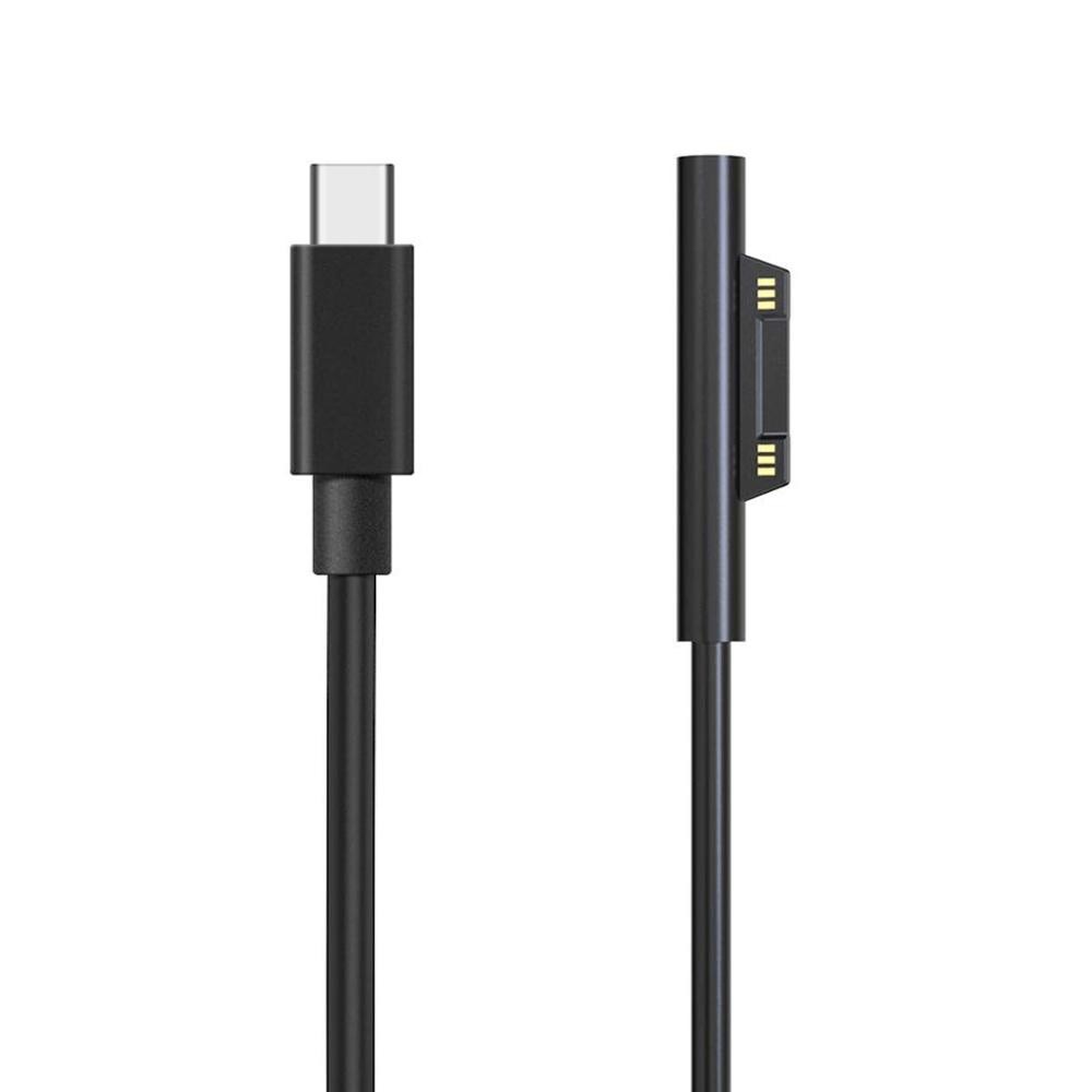 Cáp sạc USB-C cho máy tính xách tay Microsoft Surface, Surface Book 2, Surface Pro 6 / Pro 5 / Pr
