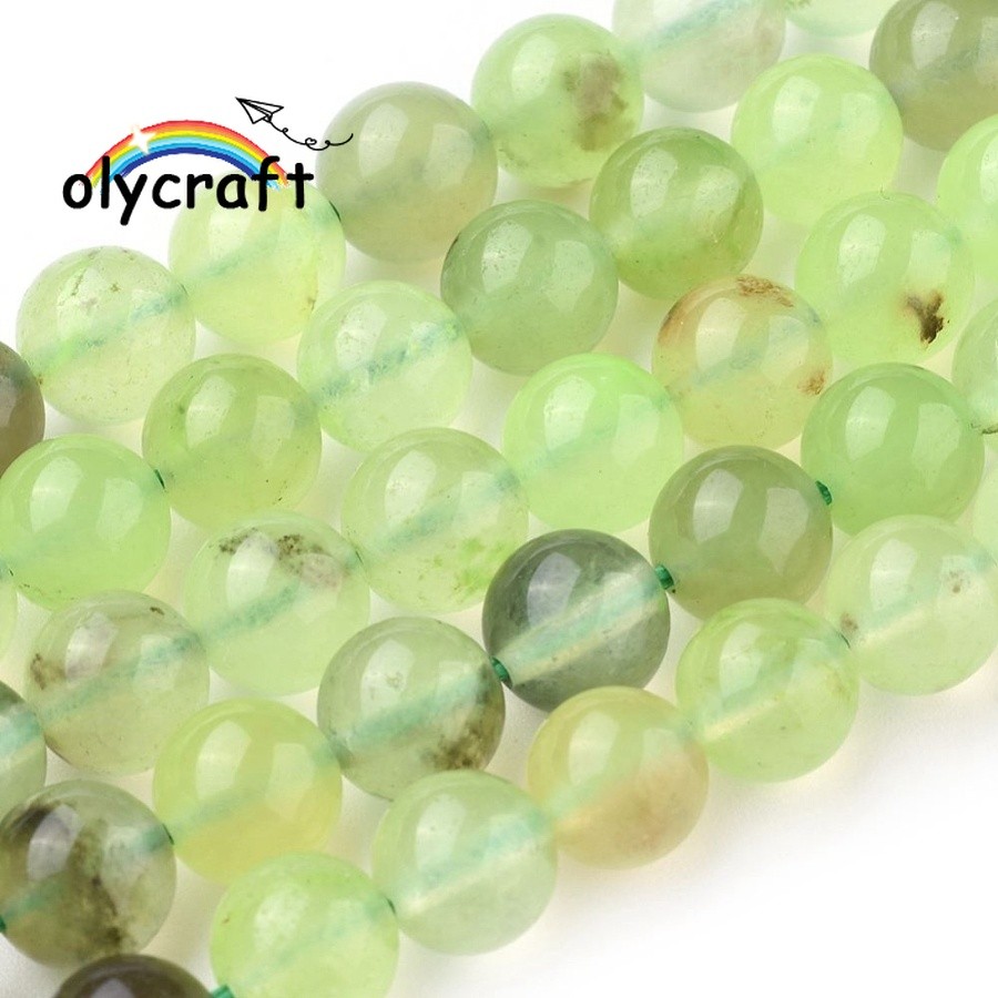 Hạt Dây Tròn 8mm, Lỗ 1mm - Khoảng 47~48 Hạt/Sợi, Chiều Dài 14.7~15 Inches