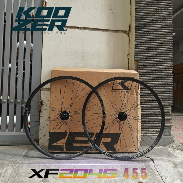 Bánh Bộ Xe Đạp MTB Koozer XF2046 455 New 2026 Vành Nhôm Không Săm Trục QR/ Boost  27.5" 29" HG XD MS