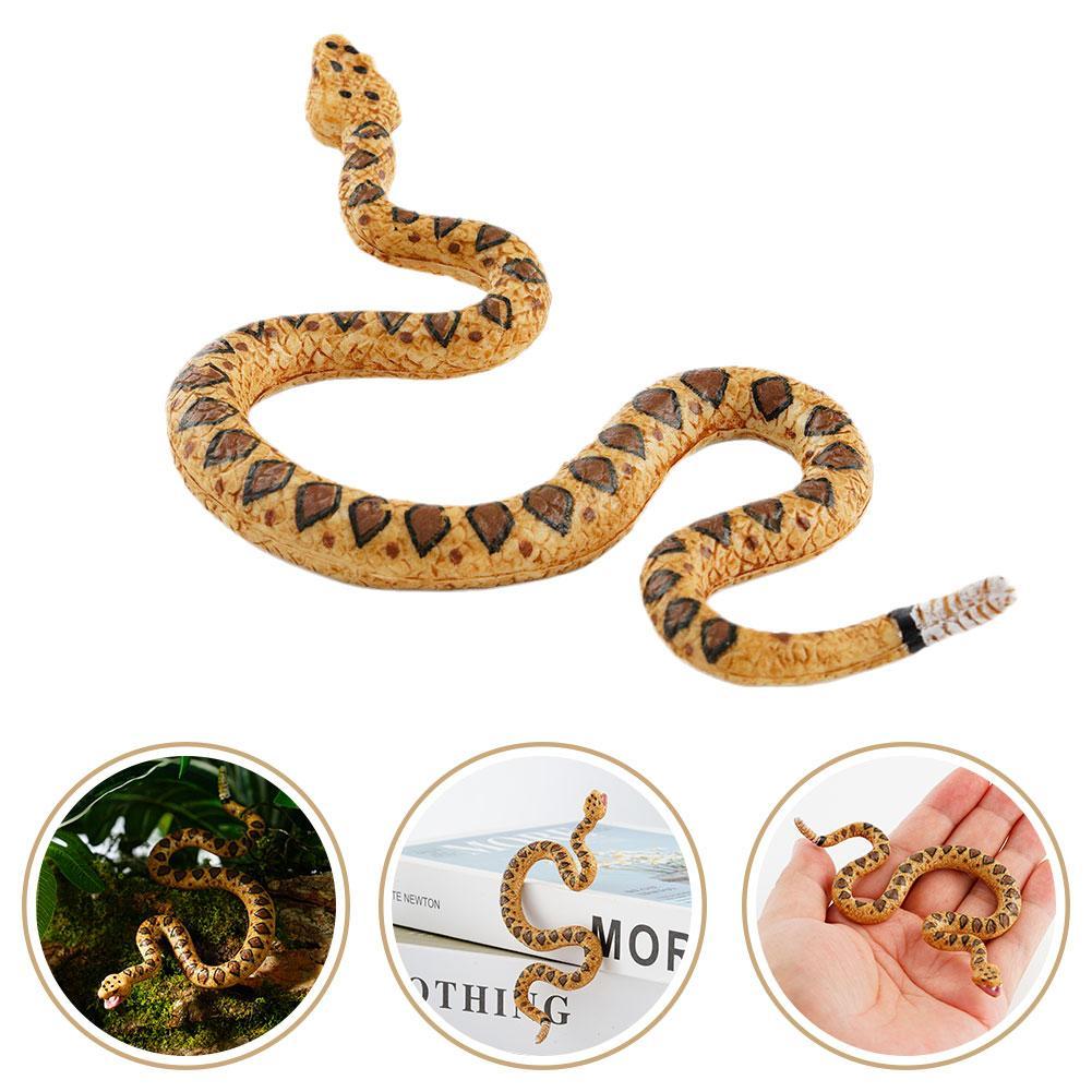 Cao Su Rắn Đồ Chơi Vui Nhộn Lừa Sợ hãi Đồ Chơi Lưỡng Cư Lạnh Mẫu Sáng Tạo Hình Mô Phỏng K0j6
