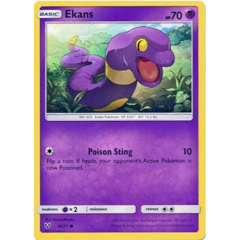 [Thẻ bài Pokemon TCG] Ekans - 36/73 - Common