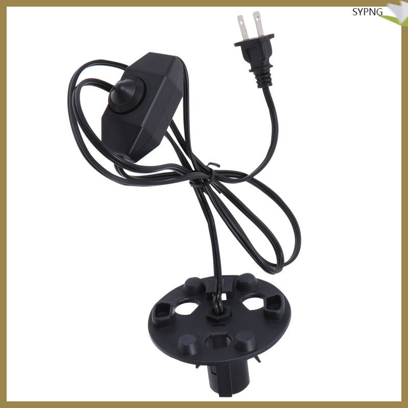 1 Bộ Dây Kết Nối Pha Lê Đế Tròn 110V E12 Với Phích Cắm US shaoyiping